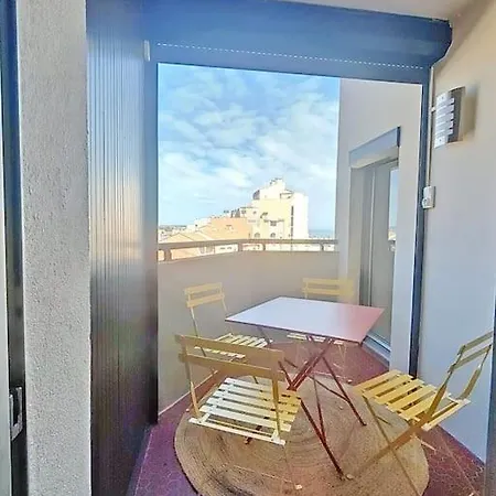 T2 Vue Mer Acces Direct Plage Le Barcares Exterior photo