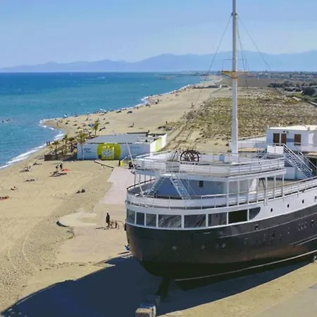 T2 Vue Mer Acces Direct Plage Le Barcares Exterior photo